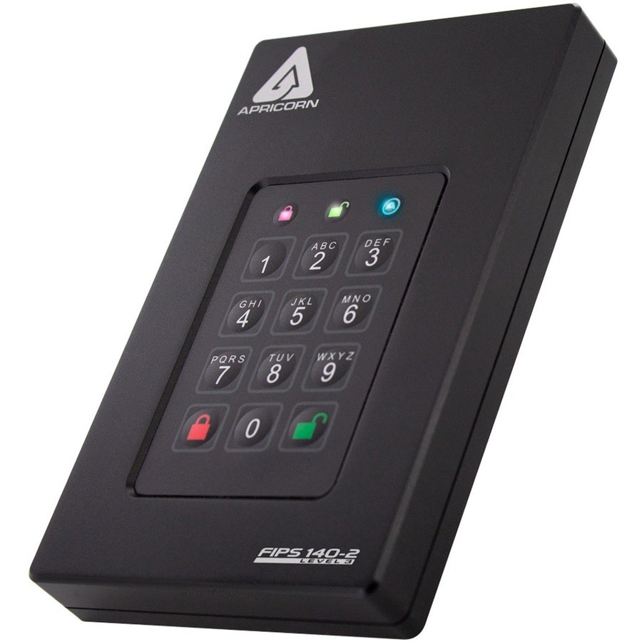 Apricorn Aegis Fortress 2TB 3.5 Внешний жесткий диск с зашифрованным интерфейсом USB AFL32TB