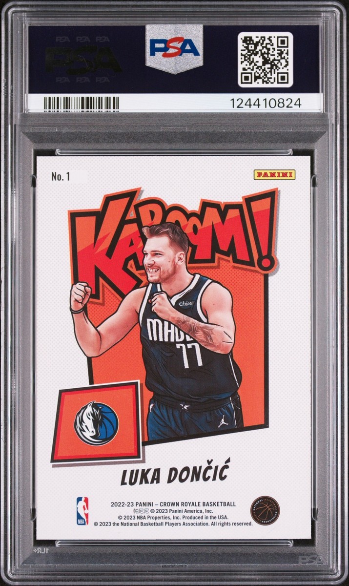 2022-23 Panini Crown Royale - Kaboom! Luka Dončić #1 for sale