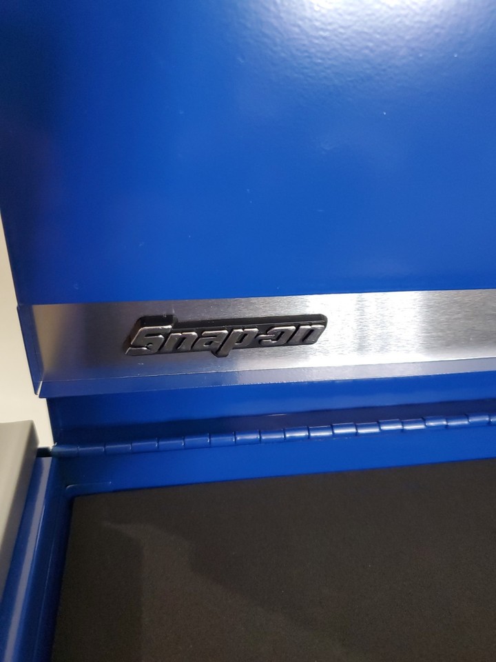 SNAP-ON Tools KMC923APCN Royal Blue Micro Top Chest 3 Drawers W/Lid ...