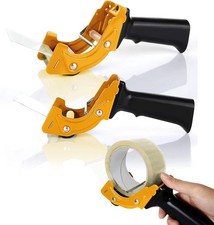 2 Pack 3 Inch Tape Gun Heavy Duty Packaging Tape Dispenser for
