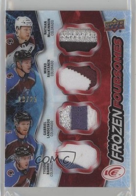 2018 Ice Frozen Foursomes Red 19/25 Nathan MacKinnon Mikko Rantanen #F4-AVS 4f5