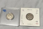 1912 1912d Barber Dime choice Bu++ Pair