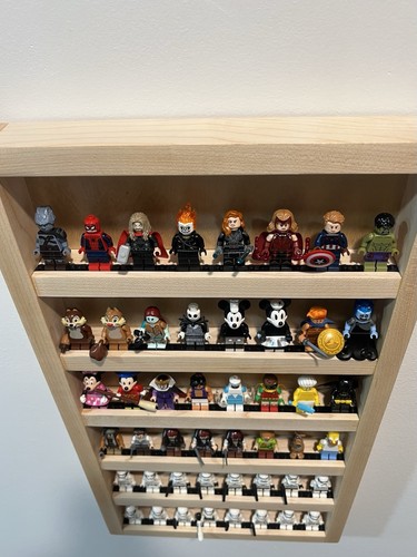 Custom hard maple Lego minifigure display (holds 48 Figs) - Picture 4 of 6