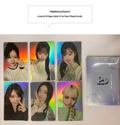IVE Official Light Stick Ver.2 + Papa John's Photocard 6pcs Full