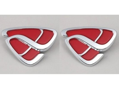MAZDA ORIGINAL ROT EMBLEM BADGE AUFKLEBER SET RX7 RX-7 RX8 VORNE HINTEN EFINI...