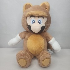Tanooki Super Mario 8" Plush Nintendo World 3D Land