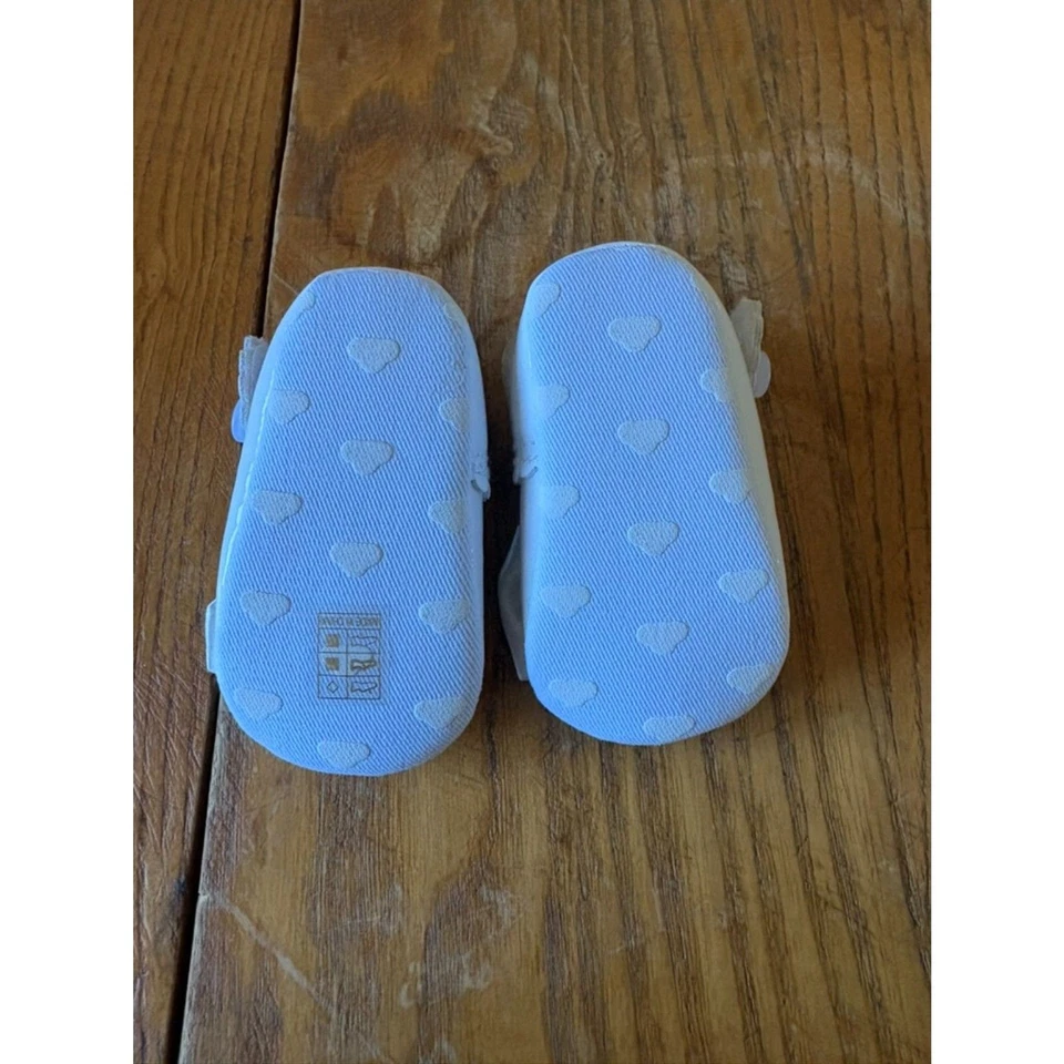 Zapatos de bebé blancos 0-3 meses Foto 4 de 4