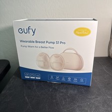 eufy S1 Pro Heated Wearable Breast Pump Hands-Free Case App Control - READ