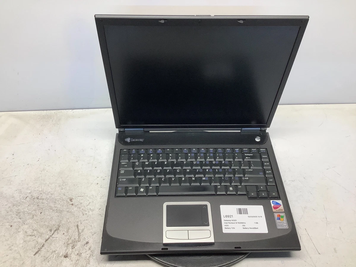 Gateway Intel Pentium M 1 GB RAM PC Laptops & Netbooks for sale | eBay