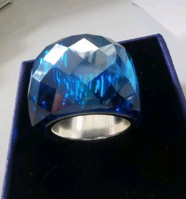 Swarovski Nirvana Ring Gr.55 Blau  - Bild 1 von 4