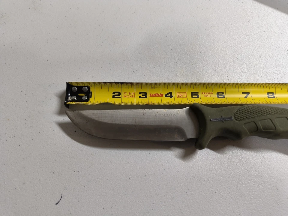 "Cuchillo de hoja verde Camillus Titanium fijo de 4,5""" Foto 4 de 4