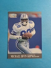 Michael Irvin 1991 Fleer Ultra Football Card # 163 I5239