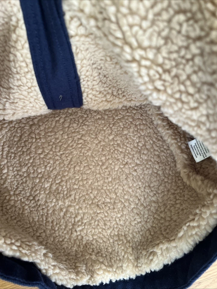 Sobrecamisa Chaqueta Everlane ReNew Forrada de Vellón Pesada Azul Marino XS Unisex Foto 4 de 4