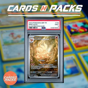 Carte Pokemon Feunard 199/197 EV3 Flammes Obsidiennes PSA 9