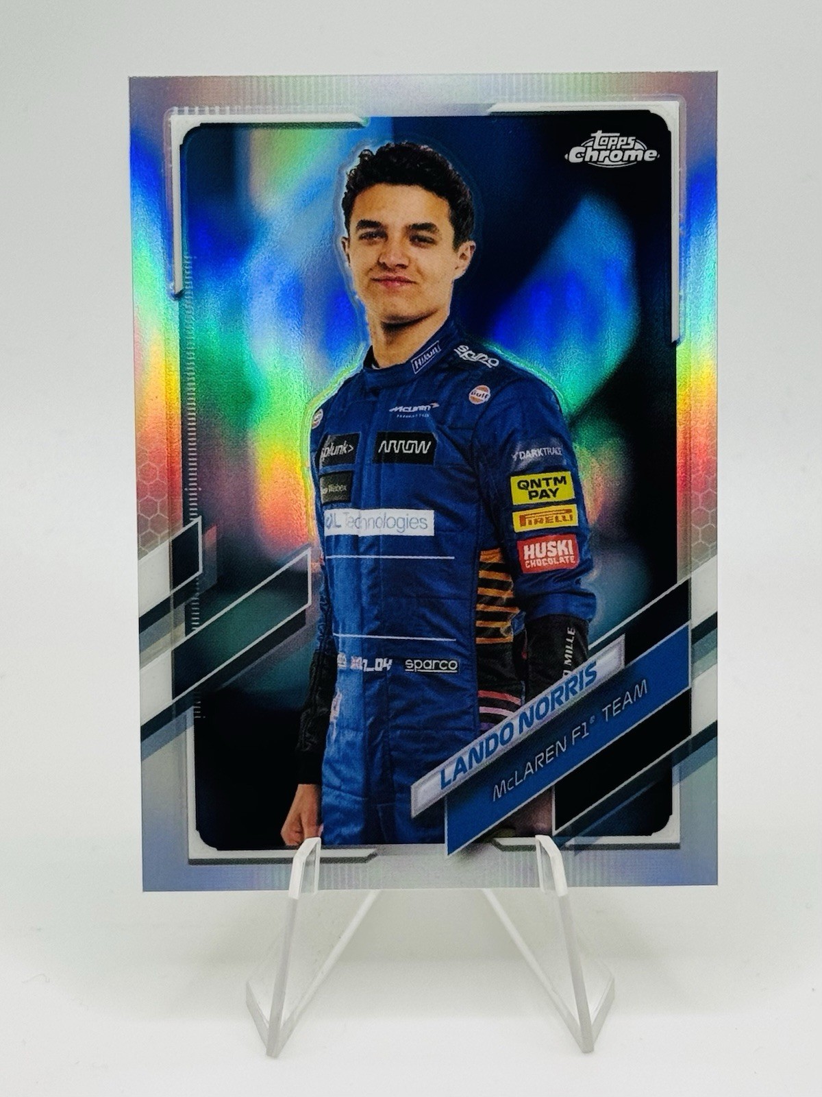 2021 Topps Chrome Formula 1 Lando Norris Refractor #6