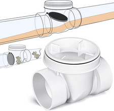 4 Inch Backwater Valve Drain Backflow Preventer Valve Prevent Sewage and Rainwat