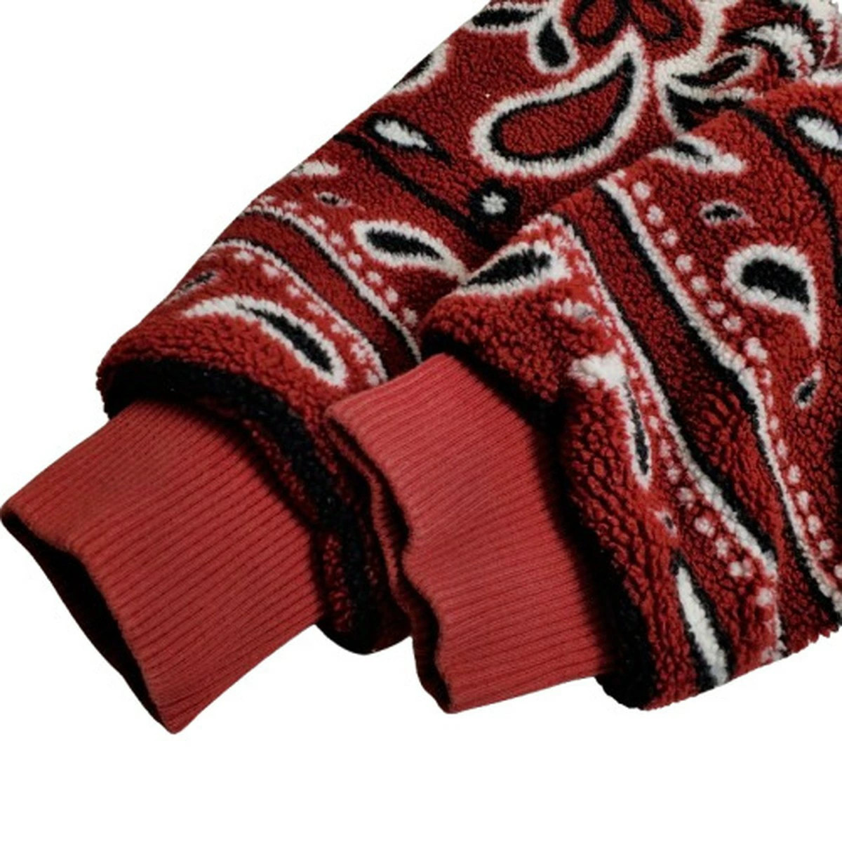 AMERI 22AW Fleece Pullover Bandana Pattern Leathe… - image 6