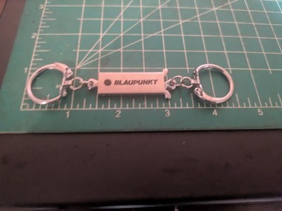 VTG 80s  Blaupunkt Car Audio Stereo Promo Keychain Key Ring Porsche BMW MGB VW