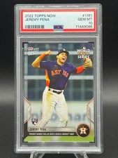 ⚾️ JEREMY PENA Rookie Card 2022 Topps Now #1161 World Series MVP  ? PSA 10 ?. rookie card picture