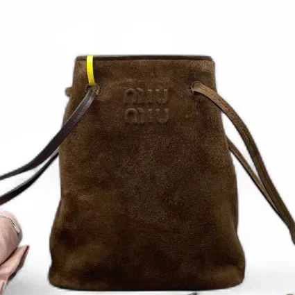 Brown Miu Miu Suede Exterior Bags & Handbags for Women for sale | eBay