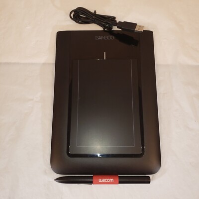 Wacom CTL-460 Bamboo USB Digital Drawing Graphics Tablet. Nearly New 