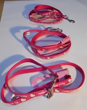 1 New Pink Hello Kitty Nylon Dog Pet Leash
