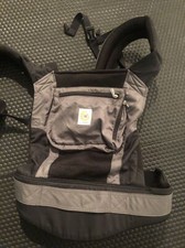 Ergo Baby Carrier Black Gray With Hood Clean 