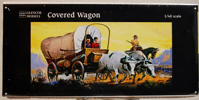 Covered Wagon Prairie Schooner 1:48 Glencoe 05402
