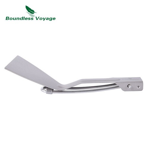 Hot Titanium Folding Spatula Camping Frying Shovel Small Kitchen Cookware - Picture 5 of 22