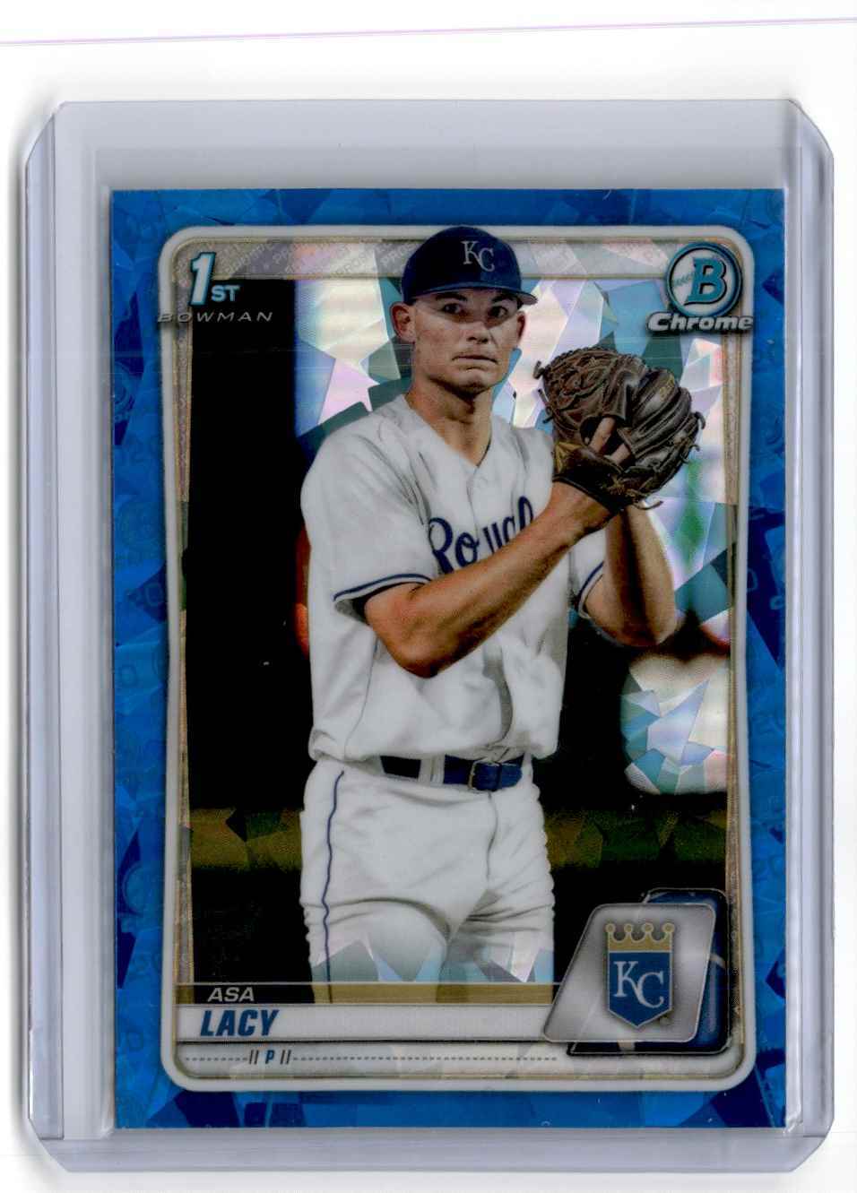 2020 Bowman Chrome Sapphire Asa Lacy Kansas City Royals #BD-88