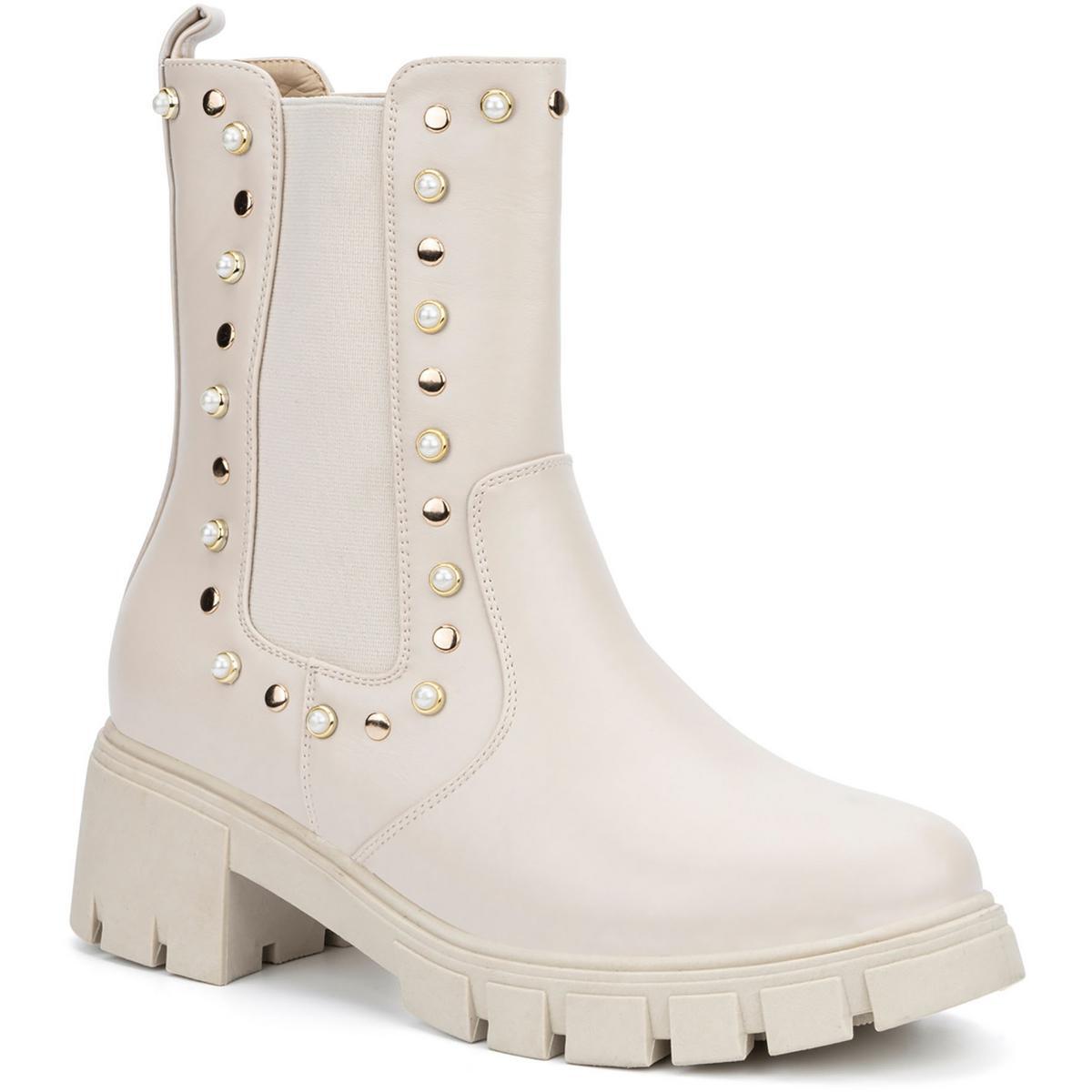 Оливия Миллер Olivia Miller Женские ботинки Челси Samantha цвета слоновой кости 8 средних размеров BM BHFO 8671 3290₽