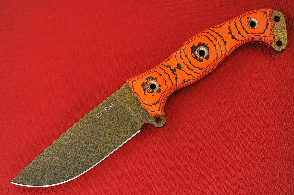 Busse Combat Collectible Custom & Handmade Modern Fixed Blade 