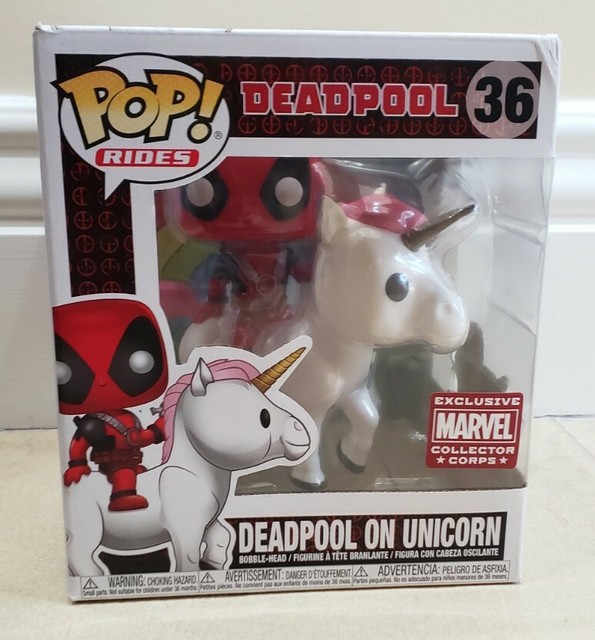 Funko Marvel Collectors Corps Limited Pop Deadpool on Unicorn #36 X1 for sale online | eBay