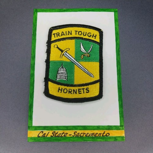 SAC CAL State University California Sacramento 3.5" Patch Train Tough Hornets