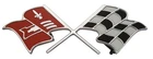 1960 60 Chevy Impala Trunk El Camino Tailgate Emblem Cross Flags 348 Flag