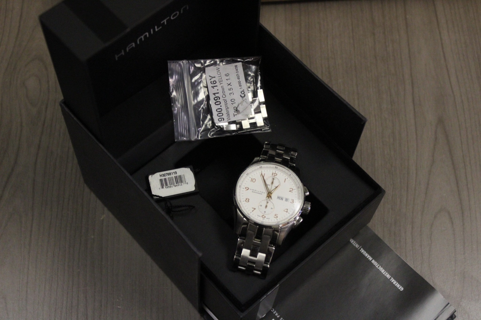 Mens HAMILTON Jazzmaster Automatic Chronograph H3… - image 6