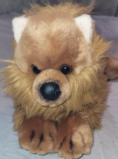 Vtg 2000 Realistic Animal Alley Pomeranian Chow Toys R Us Plush Stuff Animal