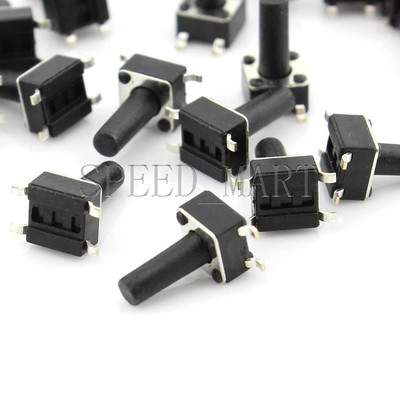 10 x Momentary Tactile Tact Touch Push Button Switch 4 Pin SMT SMD 4.5x4.5x8mm