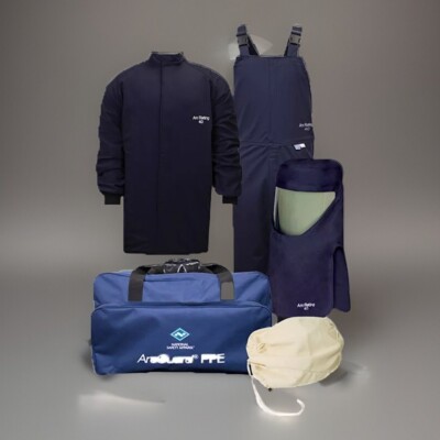 LG ARC FLASH KIT,40 CAL,NSA, National Safety Apparel, ENESPRO,NAVY, KIT4SC40NGLG