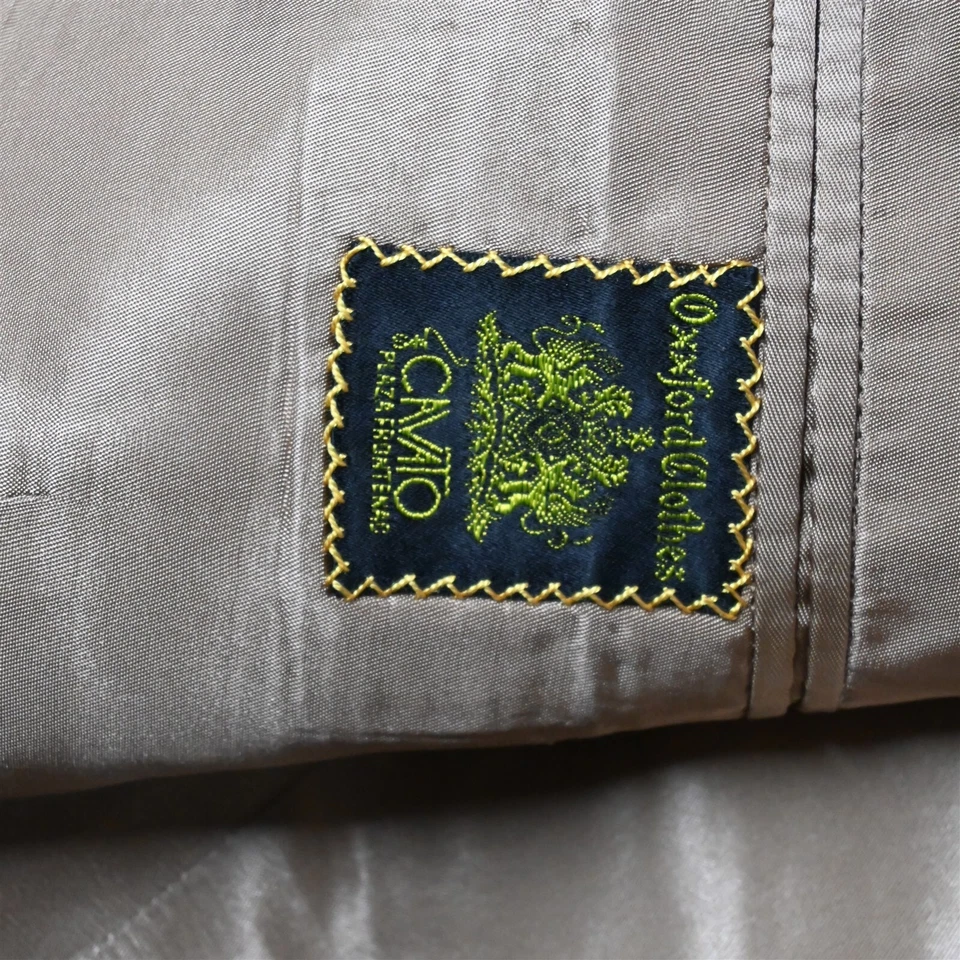 Blazer Traje Chaqueta Abrigo Deportivo Oxxford Clothes 44T 44L Beige Lana Caqui Para Hombre Foto 4 de 4