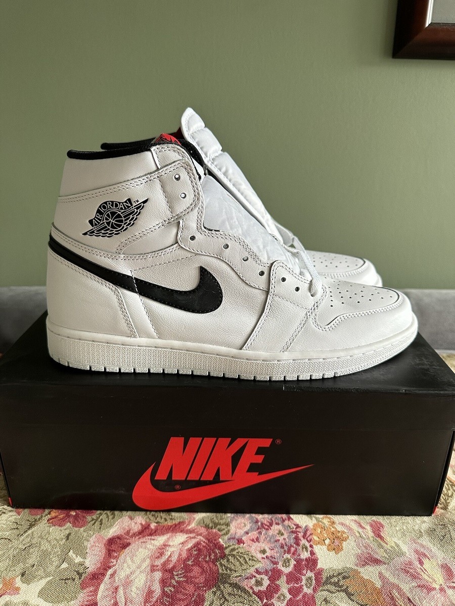 NIKE AIR JORDAN 1 RETRO HIGH OG YIN YANG WHITE BLACK SZ 10.5