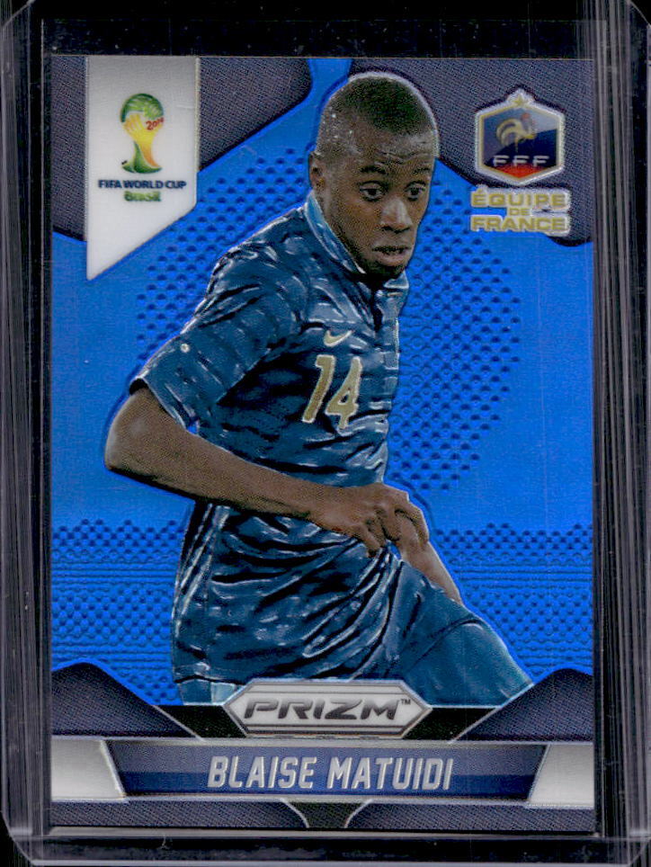 2014 Panini Prizm FIFA World Cup Brazil Blaise Matuidi Prizms Blue #/199 #80