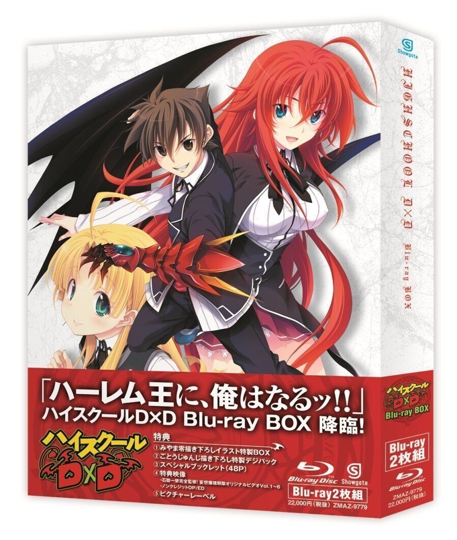 High School DxD 1st Season Blu-ray Box Booklet Limited Edition
