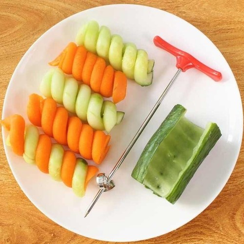 Vegetable Spiral Knife Carving Stainless Steel - Picture 4 of 13