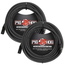 Pig Hog PHM100 100FT High Performance XLR Microphone Cable Pair