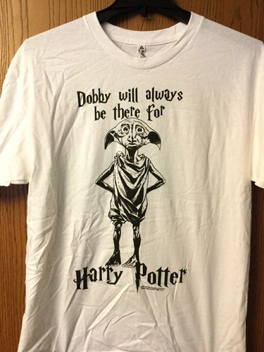 Harry Potter. (Dobby). White. L. Shirt 