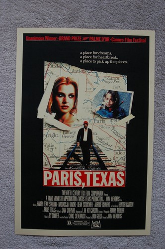 Paris Texas Lobby Card Movie Poster #1 Harry Dean Stanton