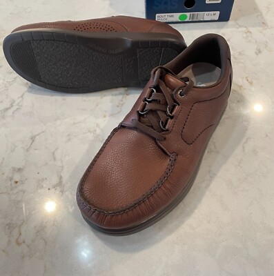 SAS Bout Time Mulch Mens Size 12.5 Wide Brown‎ Lace Up Leather Shoes - NEW SAS Bout Time (Mulch) | Ahh Comfort Shoes main image 4