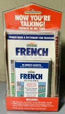 Barron's French at a Glance - Audio Cassette Tape Phrase Book & Dictionary New