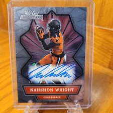 2021 Wild Card Alumination Rookie Autographs Nahshon Wright (RC) #ABC-A 